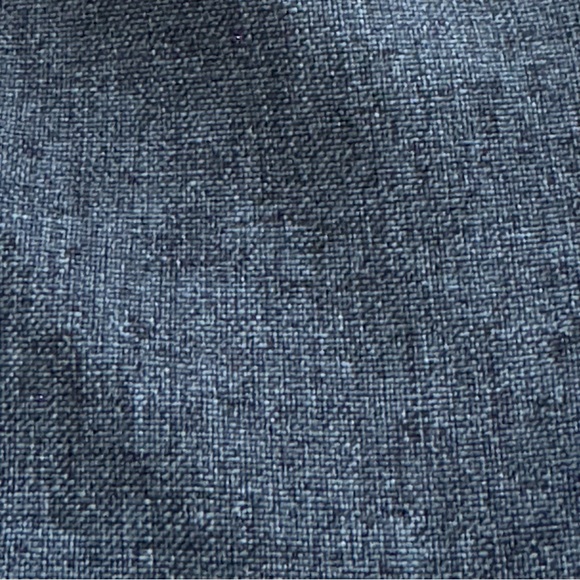 Lightweight blue and blackvery soft feel polyester trousers. W176 - Picture 5 of 9